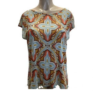 Cha Cha Vente Size Medium Hi Low Style Mesh Top. New Without Tag